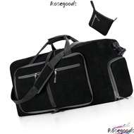 ROSEGOODS Travel Bag, 65L Waterproof Gym Bag, Durable Foldable Expandable Thicken Bottom Duffle Bag 