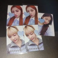 PHOTOCARD LE SAFIM YUNJIN EUNCHAE KAZUHA FEARNOT MEMBERSHIP