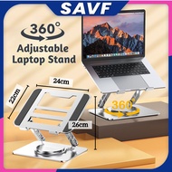 SAVF 360° Rotating Laptop Stand Adjustable Laptop Holder Portable Foldable Tablet Holder Notebook St