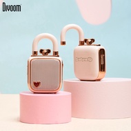 Divoom Lovelock Mini Portable Wireless Bluetooth Speaker,With Recording Tws Connection Unique Gift For Girl
