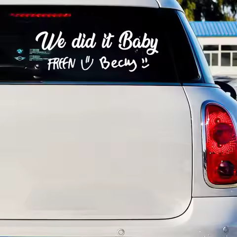FreenBecky Same Car Electric Motorcycle Sticker Computer Tailand Laser Decoration Text Customization
