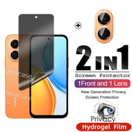2in1 Privacy Anti Spy Front Protection Tpu Hydrogel Film For Honor X7E X7D X7C X7B X7A 4G 2026 Honor