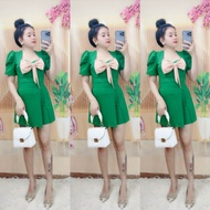 DRESSES WITH CUTE BOW PANTS - Code AK02