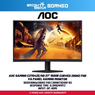 AOC GAMING C27G4ZE/68 27" 1500R Curved 280HZ FHD VA Panel Gaming Monitor