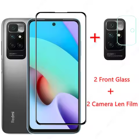 For Xiaomi Redmi 10 Glass for Xiaomi Redmi 10 Note 12 11 Pro 5G 10S 9S Poco M5 M4 X4 Pro GT Tempered