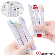 LEMONTREE Arrival Cute To Do List Journal Stamp, Portable Multi-Head Seal Pen,  Detachable Stamp Mar