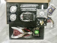 全新 全國産 TTK 龍騎(CSM 台詞+BGM版)變身腰帶+龍召機(有BGM 連16張聯動紙卡)+TTK 暗蓮卡匣(連3張紙卡)+萬能龍騎卡匣(連5張PVC塑膠卡) $900 (不散賣)