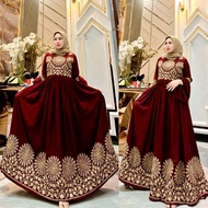 Hindi Bagura Gamis Rayon Pre Miyum 7 Sleeves/8 – Front and Back Embroidery, Mayung, All Sizes