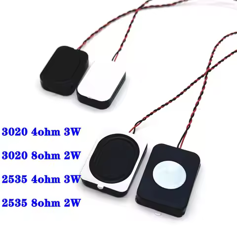 2535 3525 2030 4 Ohm 3w 8 Ohm 2W Speaker Cavity 4Ω 8Ω 2 3 Watt BOX Bluetooth-compatible Audio Speake