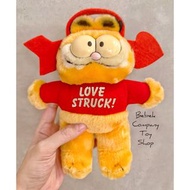 美國二手🇺🇸 7吋 1981年 情人節 Garfield 加菲貓 古董玩具 玩偶 娃娃 絕版玩具