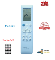 Remote Điều khiển điều hòa Funiki 1 2 chiều Inverter- Hàng tốt các dòng SC SH HSC 09 12 18 24 Tặng k