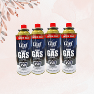 Portable Flame Gun, 250g Chef Pro Butane Gas Cartridge CP-009BG 230G (+Extra 20G)