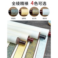 ST/🧃Scroll Blank Scroll Mounted Xuan Paper Hanging Axis Painting Shaft Calligraphy Paper Work Paper Calligraphy Hanging