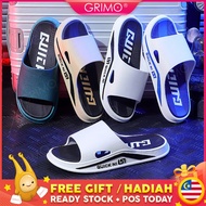 READY STOCK 💝 GRIMO Qusprint Sandal Women's Shoe Flat Slipper Unisex Woman Man Sandals Kasut Casual 