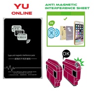 Anti Magnetic Interference Sheet for Ezlink Card in Phone Case and Card Hold