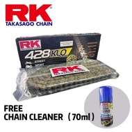 * RK CHAIN RANTAI TAKASAGO 415 428 132 122 KLO GS O-RING CHAIN 100% ORIGINAL RK