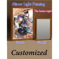 Customized Light Art Painting, creative light painting, Light Box, LED Light and Shadow Painting Frame