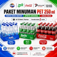 Fanta Soda Water | Sprite | Coca cola 250ml PET (12 pcs carton)