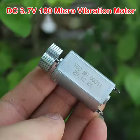 DC 3.7V 180 Vibration Motor Small Super Strong Vibration Motor 6 Eccentric Wheels Micro DC Vibrator 