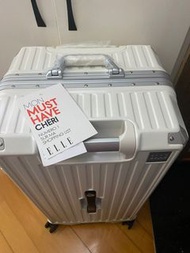 全新ELLE厚  鋁料  多色 扣款  行李箱  TSA Lock 26" 28” 30"   lock 360 wheels  baggage luggage suitcase TRUNK SIZE