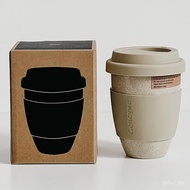 Ceramic Travel Mugs with Silicone Lids, 15 oz Portable Coffee Mug Travel Unique To Go Mug, Reusable 