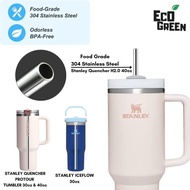 Ecogreen Stainless Steel Straw Stanley Quencher,Stanley Protour Tumbler&Stanley Iceflow