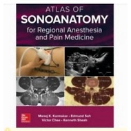 Physical book Atlas of Sonoanatomy Book For Regional Anesthesia and pain medace