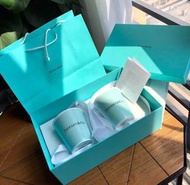 順豐包郵 Tiffany&CO蒂芙尼 骨瓷 咖啡杯 杯子紙杯造型 情侶水杯 結婚對杯 訂婚禮物盒 喬遷禮物Coffee cup shape Couple water cup marriage betr