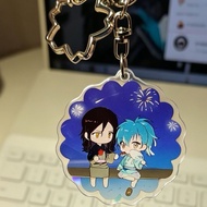 Dramatical Murder Anime Keychain Koujaku Seragaki Aoba Acrylic Key Chain Summer Festival Yukata Key 