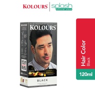 Kolours Hair Color and Treatment Kit for Men Black 120ml Hair Colour Hair Dye