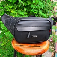 ASTTIN | Tas Selempang Pria Anti Air | Waistbag Pria Waterproof Jumbo Tas Pinggang & Tas Bahu Origin