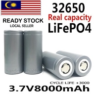 32650 lifepo4 LFP 8000mAh 3.2V Lithium Iron Phosphate high drain energy Rechargeable Battery solar e