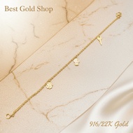 916 Gold Lucky Charms Bracelet by Best Gold Shop