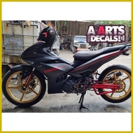 ♨ ☇ ✜ Sniper KIng150 Honeycombstyle Black/Red decals