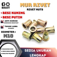 Rivet Nut Rivet Nut (Yellow White/) M10