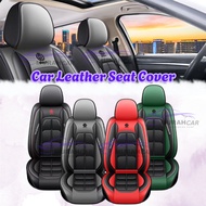 Car PU Leather Car Seat Cover 5-Seater Universal
