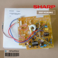 DSGY-H100JBKZ แผงวงจรแอร์ SHARP แผงบอร์ดแอร์ชาร์ป แผงบอร์ดคอยล์เย็น รุ่น AH-GX18 อะไหล่แอร์ ของแท้ศู