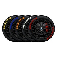 ✾Goodyear Universal personality car sticker tire sticker Wheel Sticker Motorcycle 3D English letter