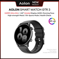 Aolon GTR 3 Smart Watch 45mm AMOLED Screen Ultra-thin Body 110+ Sport Modes WA Call Health Fitness S