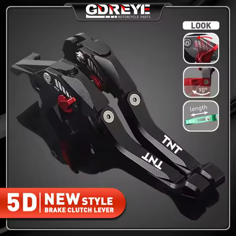 Motorcycle For Benelli TNT 125 135 2016-2023 Adjustable CNC 5D aluminium TNT125 TNT135 Brake Clutch 