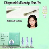 2pcs 34 3pin 32G 5pin Disposable Beauty needle used 1ml syringe Beauty Tool Local delivery