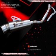 Knalpot Racing Original Seapro typ Jr v2 CRF KLX Dtraker WR155