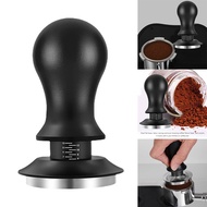 Coffee Tamper Adjustable Depth with Scale Espresso Springs Calibrated Tamping Coffee Distributor