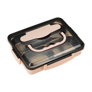Lunch Box Stainless Steel Kids Adult School Keep Warm Microwavable With Bag Spoon Tahan Panas Dengan