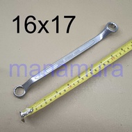 Ring Spanner 16x17 Double Ring 12point