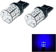 PA LED 2PCS 20SMD T20 7443 Blue Auto LED Bulb 12V for Turn Signal Side Marker Stop Backup Tail Light