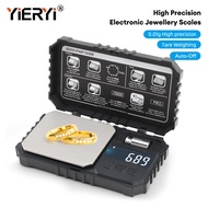 Yieryi 500g/0.01 Electronic Scale Jewelry Gram Scale Precision Scale with Calibration weight