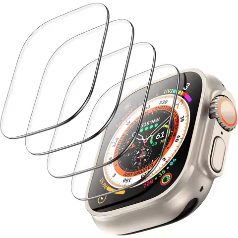Tempered Glass for Apple Watch Ultra 3/2/1 49mm Screen Protector Tempered Glass Film Anti-Scratch Hi