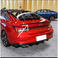 🔴 SG Seller. Hyundai Avante CN 7 glossy black color  boot lid