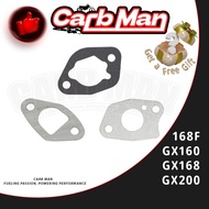（Wholesale） 1Set Carburetor Intake Gasket For GX120 GX160 GX168 168F GX200 5.5HP 6.5HP 7HP Engine Mo